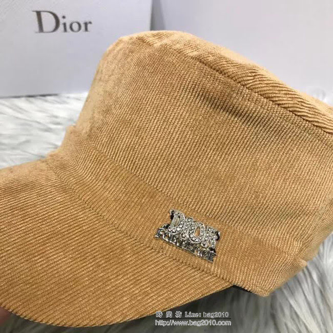 DIOR迪奧 時尚百搭 八角帽軍帽 LLWJ5514